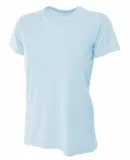 NW3201 A4 Women's Cooling Performance Crew in Pastel blue