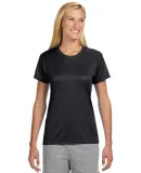 NW3201 A4 Women's Cooling Performance Crew in Black