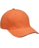 PE102 Adams Polyester Performer Cap in Orange/ navy