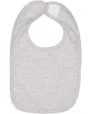 R1005 Rabbit Skins Infant Self-Adhesive Bib in Heather