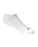 S8001 A4 Performance No-Show Socks WHITE