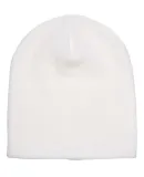 Y1500 Yupoong Heavyweight Knit Cap WHITE