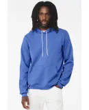 BELLA+CANVAS 3719 Unisex Cotton/Polyester Pullover in Hthr colum blue