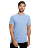 US2229 US Blanks Tri-Blend Jersey Tee in Tri blue