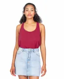 US510 US Blanks Sheer Cropped Tank in Brick