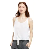 US510 US Blanks Sheer Cropped Tank in White