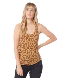 Alternative Apparel AA1927P Ladies Meegs Printed R in Leopard