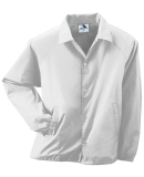 3100 Augusta Sportswear Nylon Coach's Jacket - Lin in White