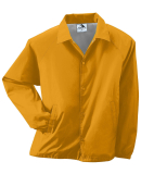 3100 Augusta Sportswear Nylon Coach's Jacket - Lin in Gold