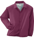 3100 Augusta Sportswear Nylon Coach's Jacket - Lin in Maroon