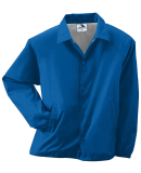 3100 Augusta Sportswear Nylon Coach's Jacket - Lin in Royal