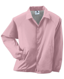 3100 Augusta Sportswear Nylon Coach's Jacket - Lin in Light pink