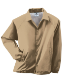 3100 Augusta Sportswear Nylon Coach's Jacket - Lin in Khaki