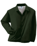 3100 Augusta Sportswear Nylon Coach's Jacket - Lin in Od green