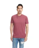 Next Level 6410 Men's Premium Sueded Crew  in Heather maroon