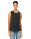 BELLA+CANVAS B8803  Womens Flowy Muscle Tank in Dark gry heather