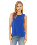 BELLA+CANVAS B8803  Womens Flowy Muscle Tank in True royal