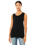 BELLA+CANVAS B8803  Womens Flowy Muscle Tank in Black heather