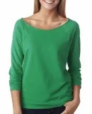 Next Level 6951 Terry Raw-Edge 3/4-Sleeve Raglan in Envy