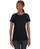 780L Anvil - Ladies' Midweight Short Sleeve T-Shir BLACK