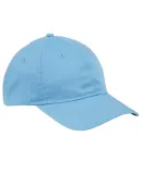 Big Accessories BX880 6-Panel Unstructured Hat in Lt college blue