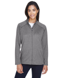 DG420W Devon & Jones Ladies' Stretch Tech-Shell Co in Dk grey heather