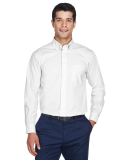 D620 Devon & Jones Men's Crown Collection Solid Br in White