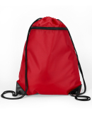 8888 Liberty Bags - Denier Nylon Zippered Drawstri in Red