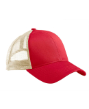 EC7070 econscious Eco Trucker Organic/Recycled in Red/ oyster