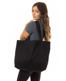 EC8001 econscious Organic Cotton Large Twill Tote in Black