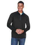 88187 North End Radar Men's Half-Zip Performance L BLK/ TRU ROYAL