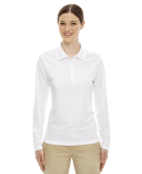 78192 Core 365 Pinnacle Ladies' Performance Long S in White