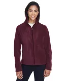 78190 Core 365 Journey  Ladies' Fleece Jacket BURGUNDY