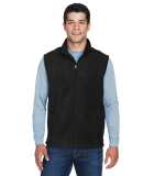 88191 Core 365 Journey  Men's Fleece Vest in Black