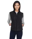 78191 Core 365 Journey  Ladies' Fleece Vest HEATHER CHARCOAL