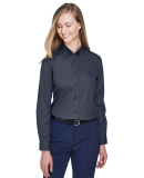 78193 Core 365 Ladies' Operate Long-Sleeve Twill S in Carbon