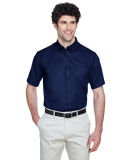 88194 Core 365 Men's Optimum Short-Sleeve Twill Sh in Classic navy