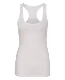 Next Level 6633 The Jersey Racerback Tank WHITE