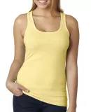 Next Level 6633 The Jersey Racerback Tank BANANA CREAM