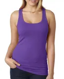 Next Level 6633 The Jersey Racerback Tank PURPLE RUSH