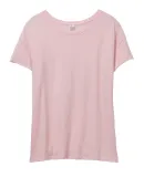 Alternative Apparel 04861C1 Ladies Distressed T-Sh FADED PINK PGMNT