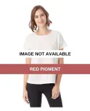 Alternative Apparel 04861C1 Ladies Distressed T-Sh RED PIGMENT