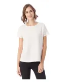 Alternative Apparel 04861C1 Ladies Distressed T-Sh VINTAGE WHITE