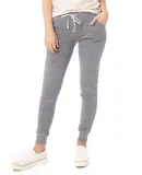 Alternative Apparel 31082F Ladies Fleece Jogger in Eco grey