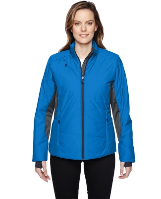 78696 Ash City - North End Sport Red Ladies' Immerge Insulated Hybrid Jacket with Heat Reflect Technology OLYMPIC BLUE