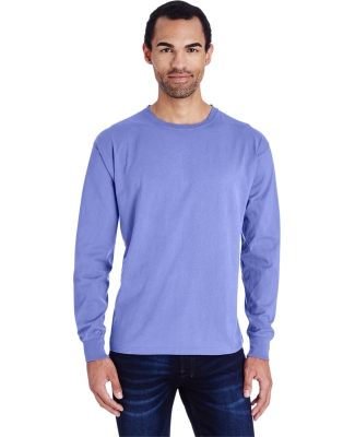 Comfort Wash GDH200 Garment Dyed Long Sleeve T-Shirt Deep Forte Blue