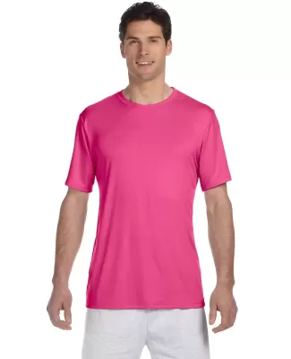 4820 Hanes® Cool Dri® Performance T-Shirt in Wow pink