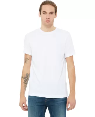 BELLA+CANVAS 3091 Unisex Heavyweight Cotton T-Shir in White