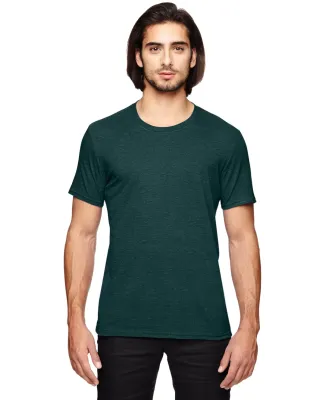  6750 Anvil Adult Tri-Blend Tee  in Hth dark green