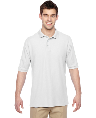  537 Jerzees Men's Easy Care™ Pique Polo in White